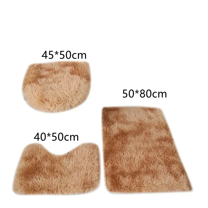 

3 шт./комплект, разноцветные коврики для унитаза