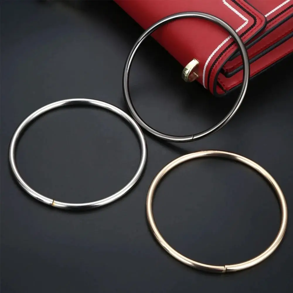 2Pcs 110mm O Bag Handle Metal Strap Handbag Luggage DIY Fashion Bag Hardware Accessories Purse Sewing Frame Decoration Clasp