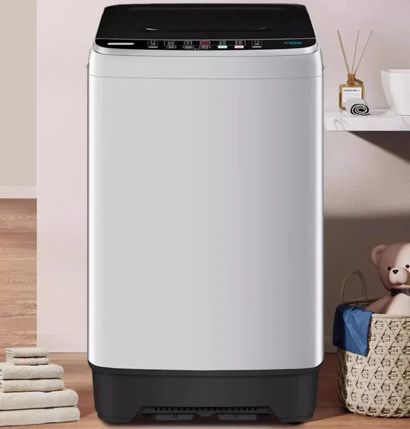 Washing machine fully automatic household large capacity rental house dormitory blue light antibacterial 4