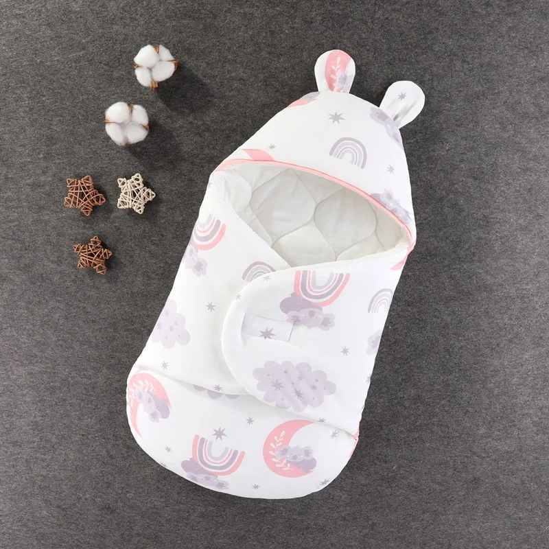 Baby Swaddle Blanket Soft Plush Essential Infants Receiving Swaddling Wrap Newborn Toddler Boy Accessories Baby in Autumn Winter