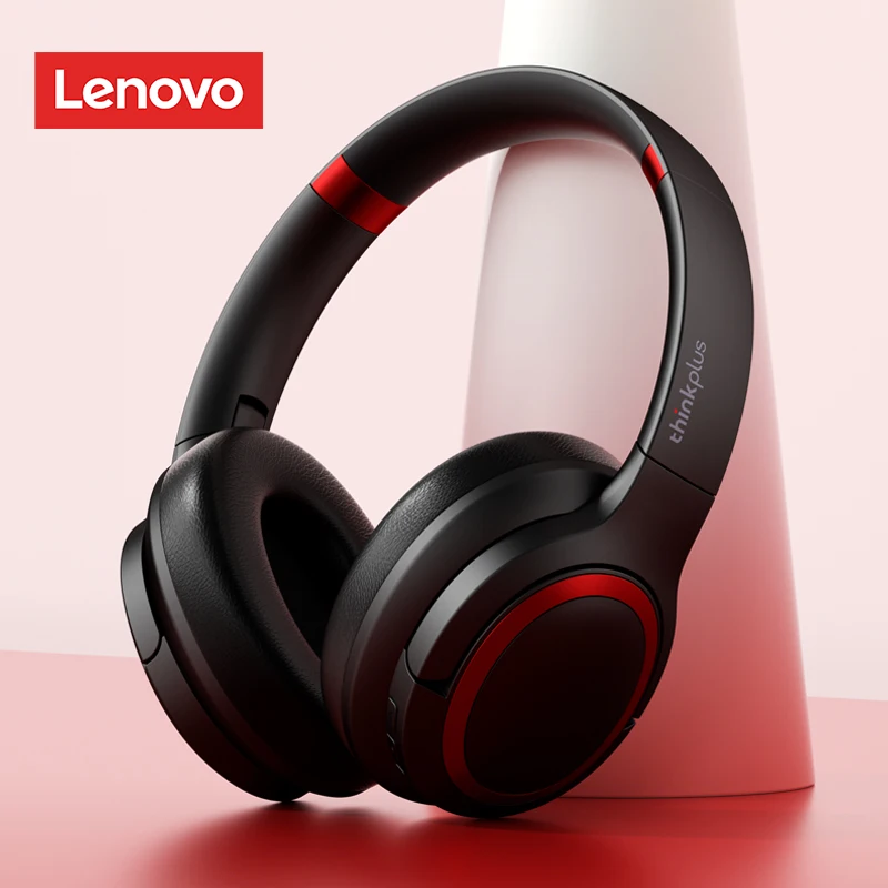 Lenovo-本物のBluetoothヘッドセット,ワイヤレスヘッドセット,重