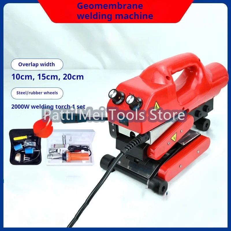 Geomembrane Welding Machine Hot Wedge Welder HDPE Sheet Plastic Pond Liner Welder PVC Repairing Welding Machine 3