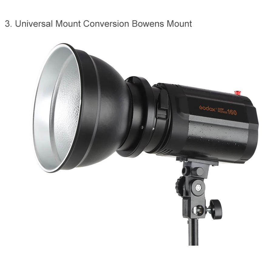 Universal Mount To Bowens Mounts Flash Adapter for Studio Flash