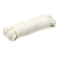 Braided Multi - Purpose Rope for Indoor & Outdoor Crafts and Utility (WHITE)