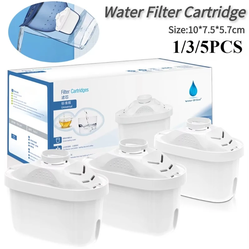 Filter Cartridge for Kitchen Water Purifier,Activated Carbon Water Filter for Reducing Limescale Chlorine Refills