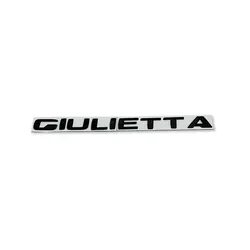 Sleek VELOCE Logo Emblem Car Sticker Badge (Black GIULIETTA)