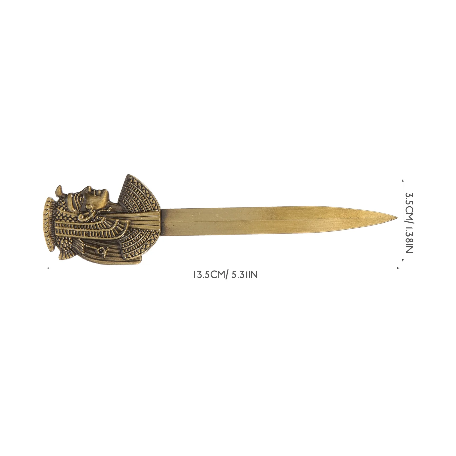 Mail opener 1pc Vintage Letter Opener Security Envelopes Openers Cut Paper For European Metal Zinc Alloy Cutter Office Supplies 13.5x3.5cm