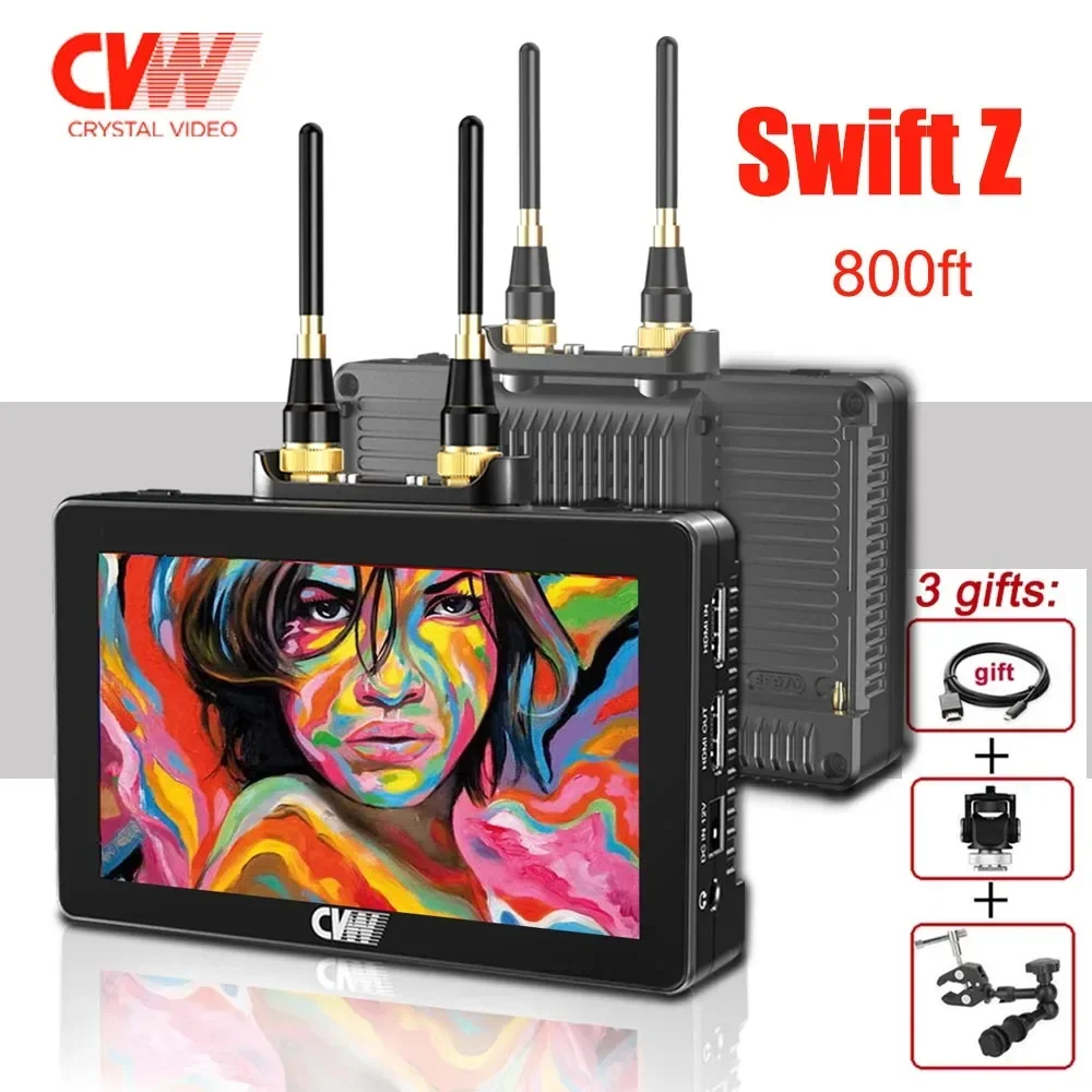 CVWSwiftZWirelessTransmissionKit800ftVideoTransmitterReceiver