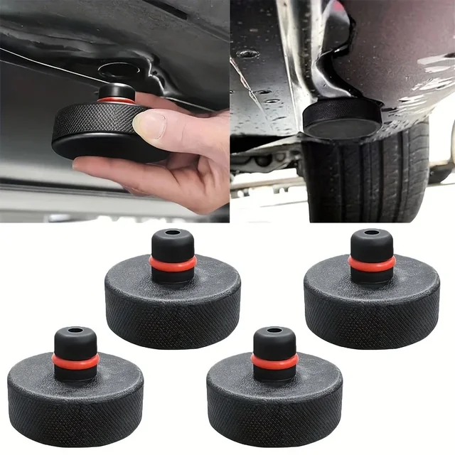 1PC-4Pcs Rubber Lifting Jack Pad Adapter Tool Chassis with Storage Case for Tesla Model 3 Model S Model X Car Accessories 2