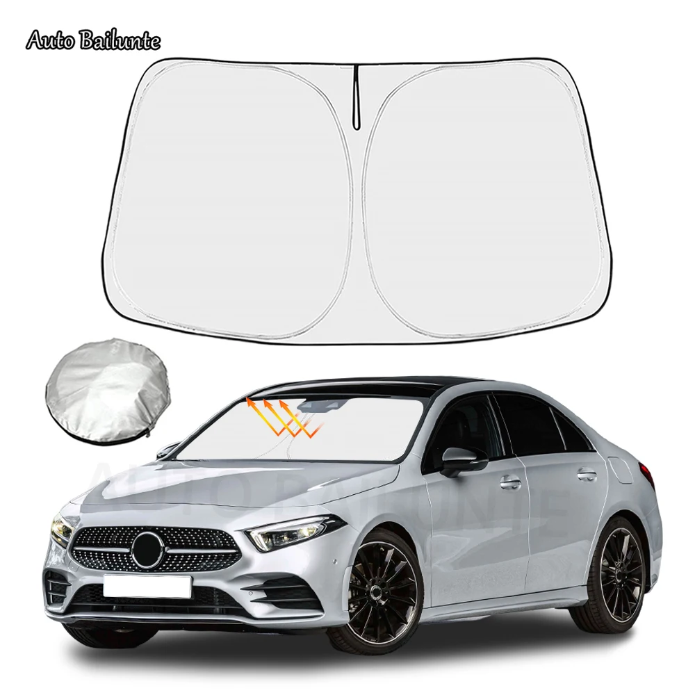ForBenzAClassW169W168W176CarSunshadeFrontWindowShadeCover