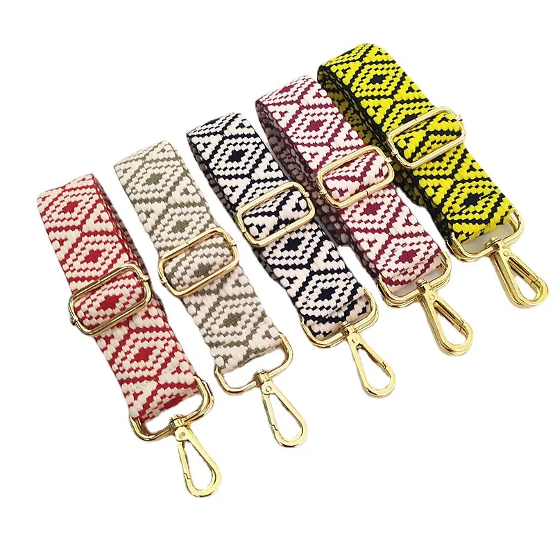 

Регулируемая женская сумка через плечо, ремешок на плечо с вышивкой для путешествий, аксессуары для путешествий