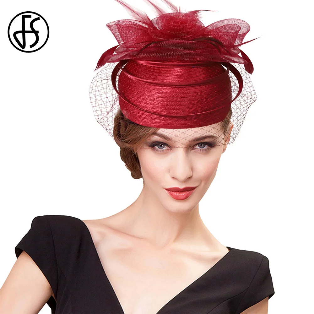 Fascinator DRESHOW Con Piume E Nastri - Cerchietto Elegante Per