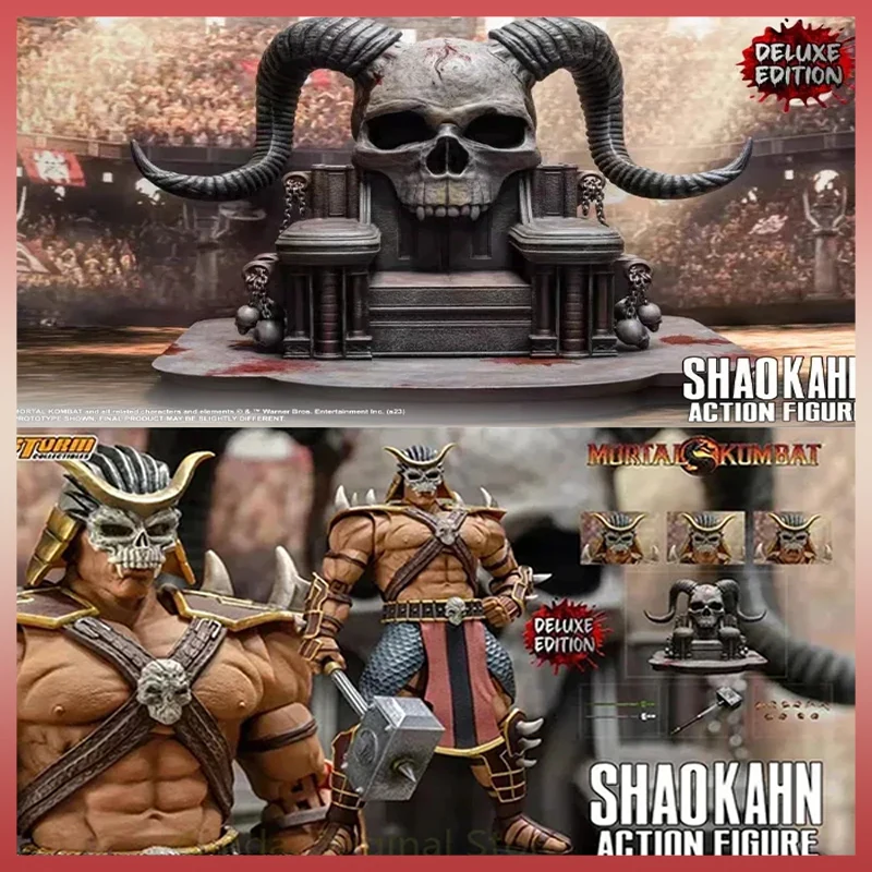 Original Storm Toys 1/12 Shao Kahn Versione Normale Shao Kahn Anime Figurine Action Figure Collection Model Toy Statue Regali Per Bambini