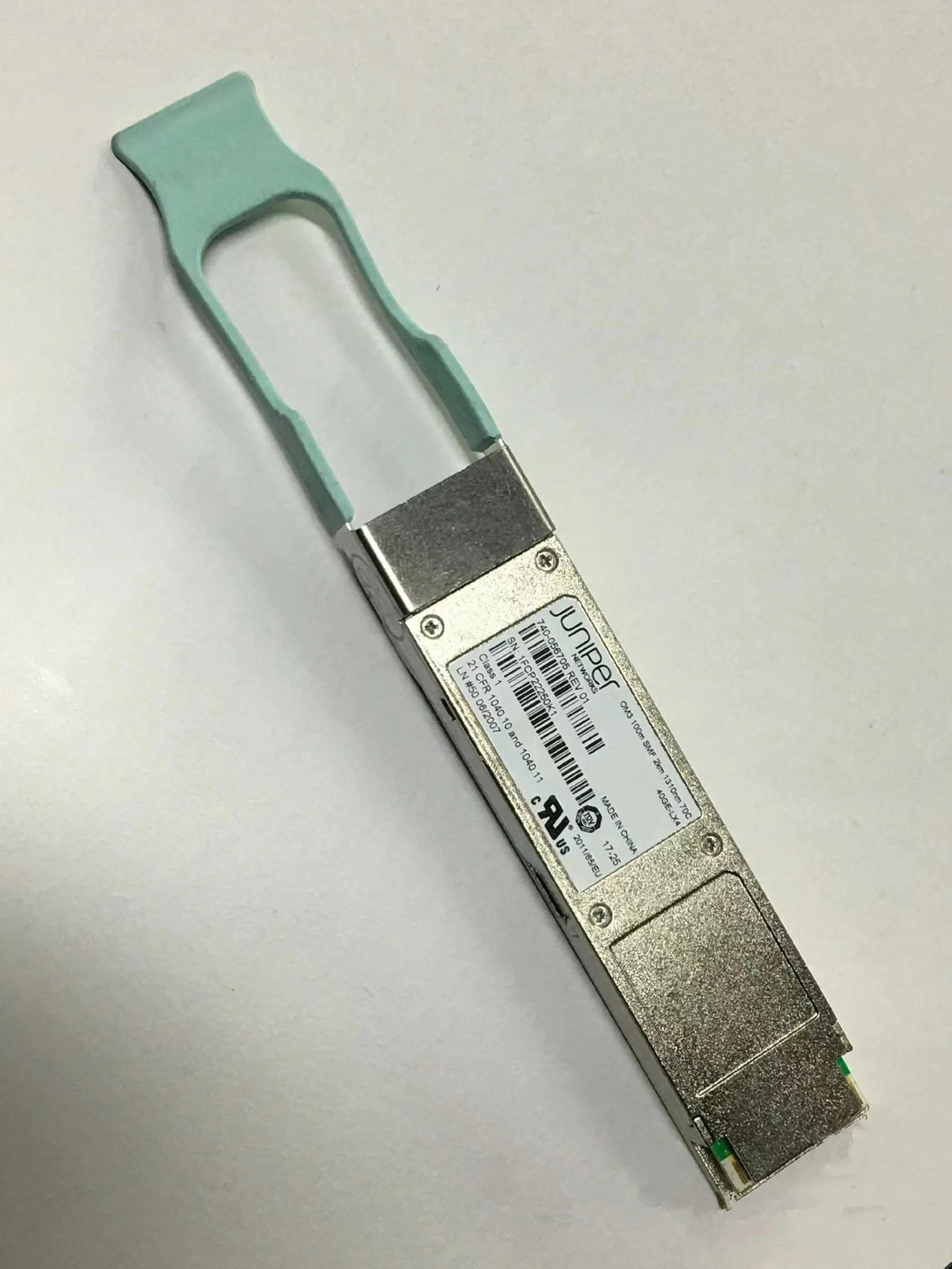 Juniper QSFP 40G Fiber Optical Module 40GE-LX4 740-056705 LC Interface OM3 100m SMF 2KM 1310nm 40GB QSFP 2KM Optical Switch