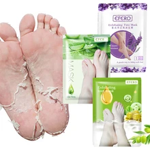 

6pcs=3pair Exfoliating Foot Mask Set Peeling For Legs Remove Dead Skin Scrub Socks For Pedicure Anti Crack Heel Feet Mask
