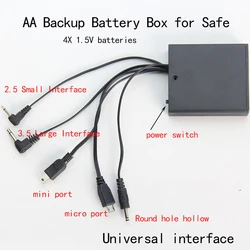 Universal Safe Emergency Charger and Anti - theft Door Lock Backup Power Box (Five port)