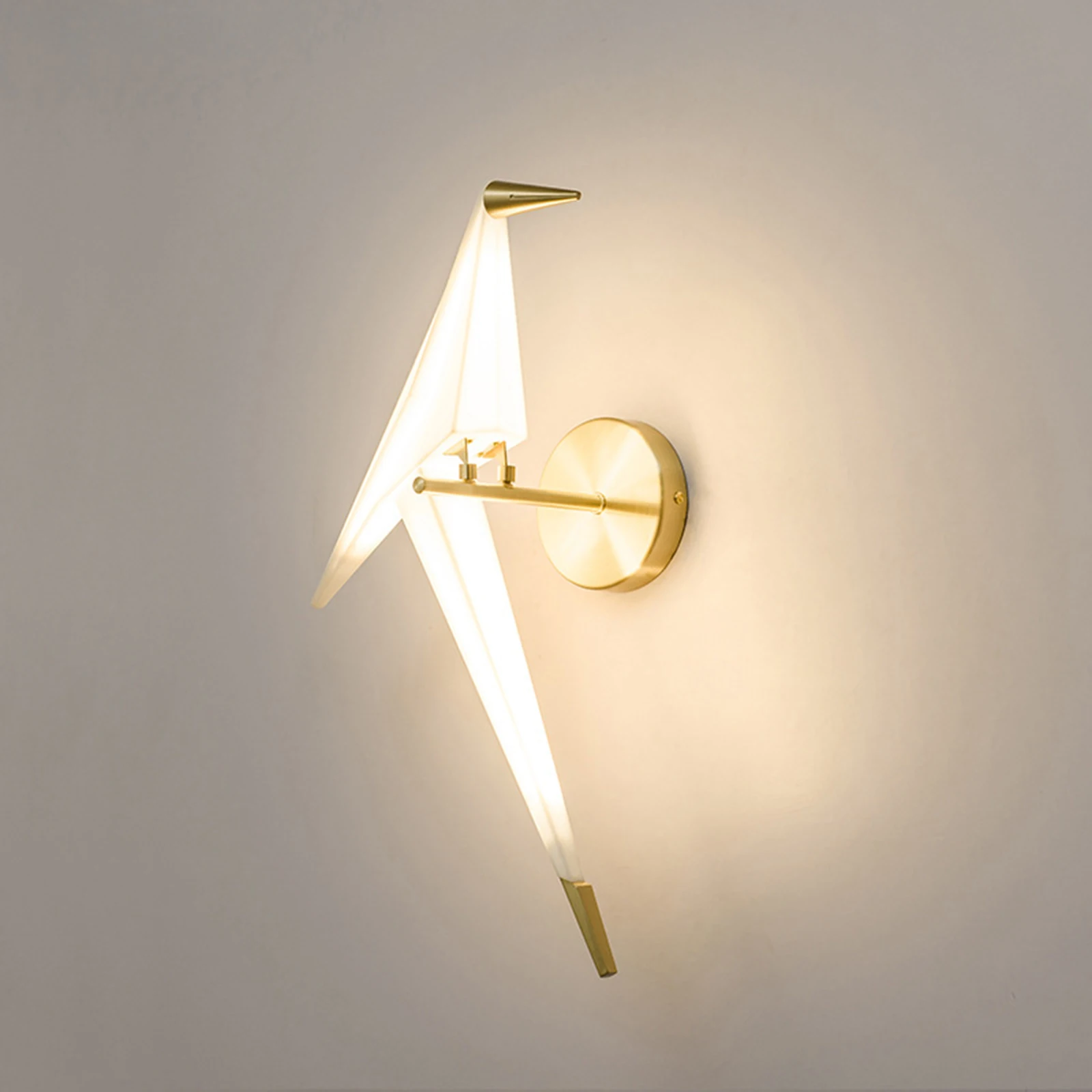 Modern Wall Sconce Single Head Sconce Lights Origami Bird Wall Lamp For Office Home Lamp Background Lighting Fixture