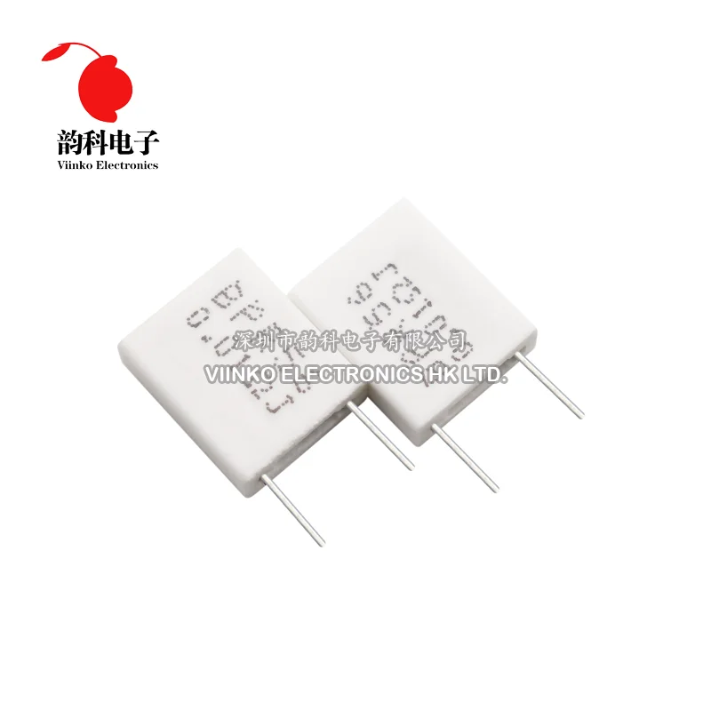 10pcs BPR56 5W 0.01 0.05 0.1 0.15 0.22 0.25 0.33 0.5 ohm Non-inductive Ceramic Cement Resistor 0.1R 0.15R 0.22R 0.25R 0.33R 0.5R cement resistor