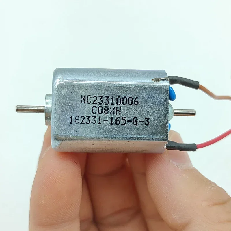고속 DC 전기 모터 6V 9V 12V 18V 24V 24000RPM 카본 브러시 듀얼 2mm 샤프트 24mm DIY RC 자동차 기차 취미용 장난감 모델용
