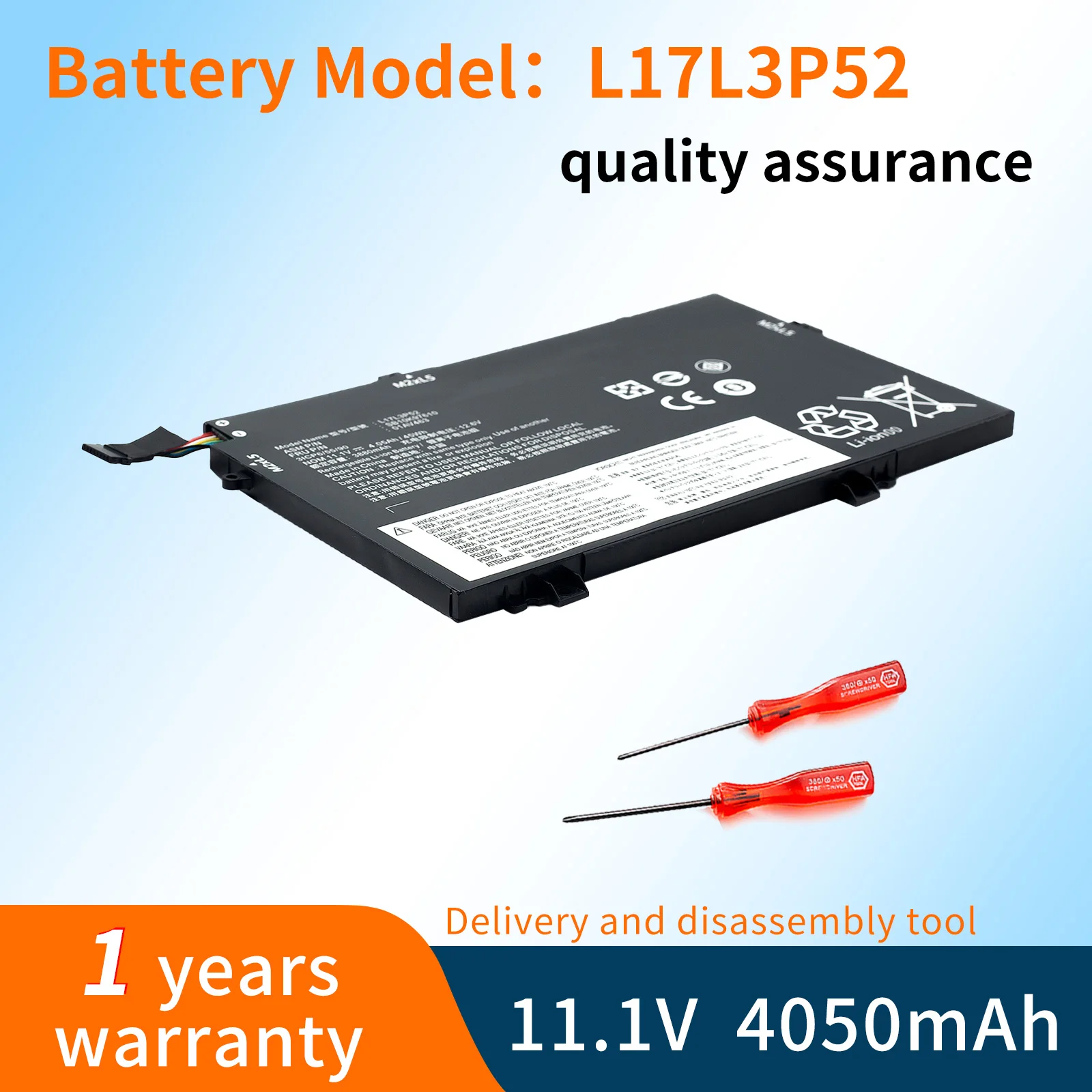 Аккумулятор BVBH L17L3P52 для Lenovo ThinkPad L470 L480 E480 E580 L580 L590 Series L17C3P52 01AV466 01AV463 L17M3P53 11,1 V 45WH