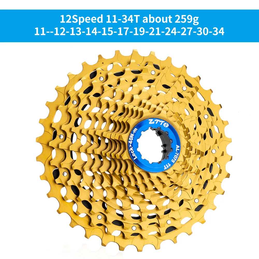 ZTTO Road Bike 12 Speed Cassette HG Freehub ULT 11-34T Gravel