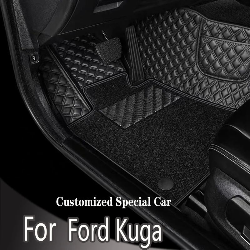 

Car Floor Mats For Ford Kuga 2013 2014 2015 2016 2017 2018 Custom Auto Foot Pads Automobile Carpet Cover Interior Accessories