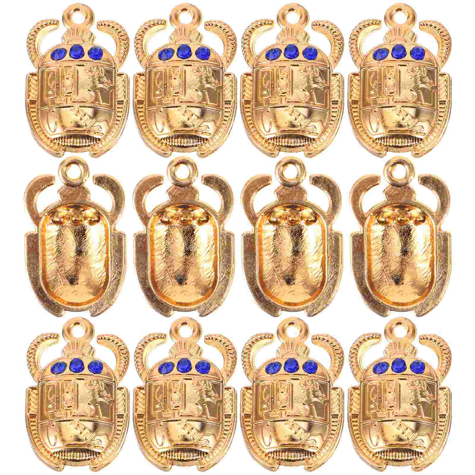 

Scarab Pendant Bulk Charms DIY Making Alloy Egyptian Jewelry Keychain Beetle during