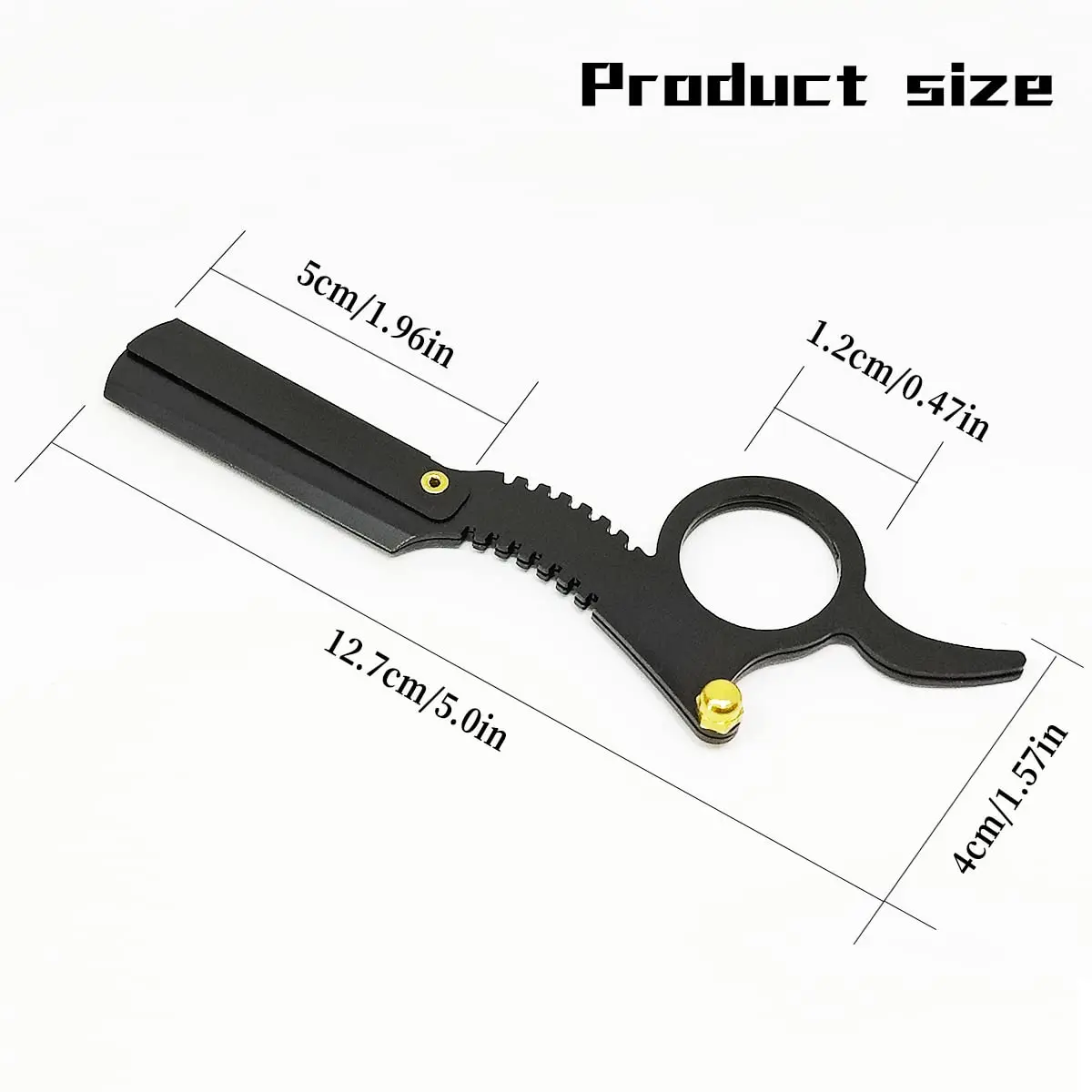 Barber Razor Haircut Beard Eyebrow Shaving Tool Manual Depilation Razors Hairdresser Trimming Blades Straight Edge