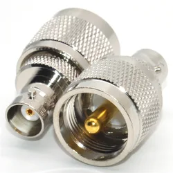 Premium BNC Male to UHF Female RF Coaxial Adapter Connector (BNCK - UHFJ x1)