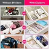 4 Pack Drawer Dividers Organizer Retractable Adjustable Storage Drawer Partition Holder Clapboard Kitchen Organizer Household 6