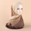 New Muslim Chiffon Patchwork Scarf, Handmade Diamond Decoration,  Exquisite Women's Headscarf, Casual And Versatile Hijab 1