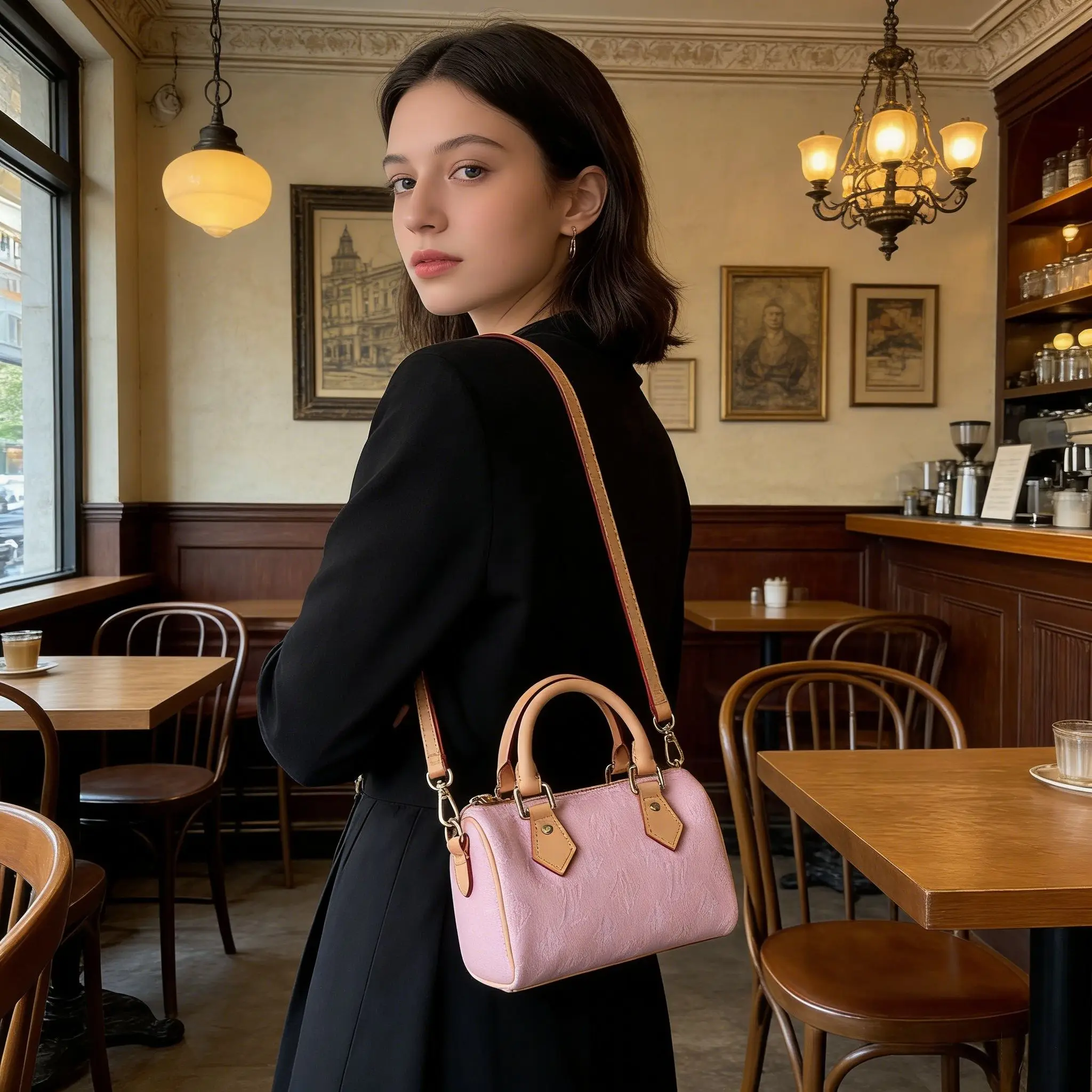 Women's luxury designer bags Shopping Bag Tote Bag Women's Genuine Leather Single Shoulder Slant Cross Bag