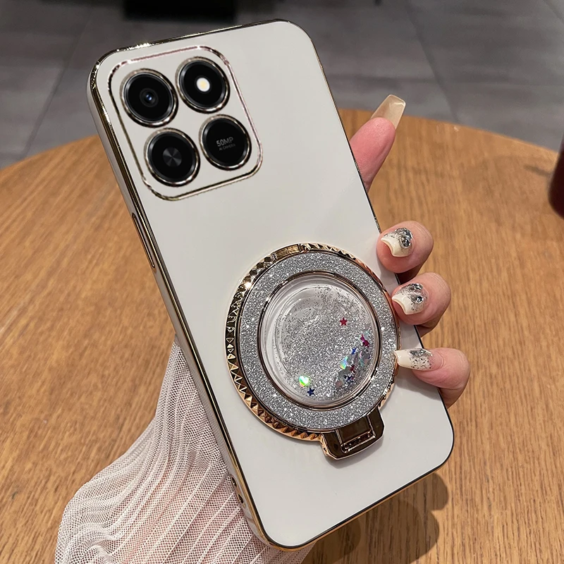 Enhanced TPU Case with Quicksand Magnetic Holder