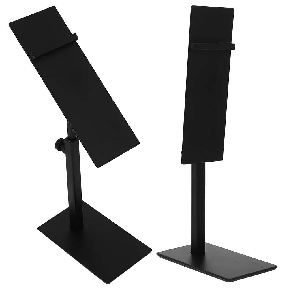 Adjustable Shoe Display Racks 2 pcs Stainless Steel Shoe Stand Metal High Heels Display Holders
