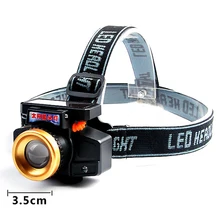 

1pc Solar Flashlight Headlamp Waterproof LED Zoomable Sensor USB Rechargeable 3 Lighting Modes For Outdoor Camping Fishing