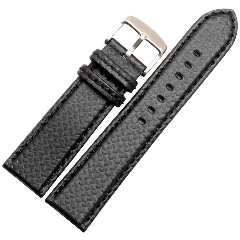 腕時計レザーベルト 18mm 黒/オレンジ ステッチ 黒バックル 穴開き 珍しいデザイン Hadley Roma : 時計バンド 腕時計ベルト フッ素ゴム+優質ナイロン 19mm 20mm 21mm 22mm 23mm 24mm  ステッチ入れ 水洗い 防水 通気 シリコンバンド ラバーベルト 高級レトロ お洒落 工具付属 20mm ブラック&frasl;オレンジ糸&frasl;オレンジ裏+黒留め具 :