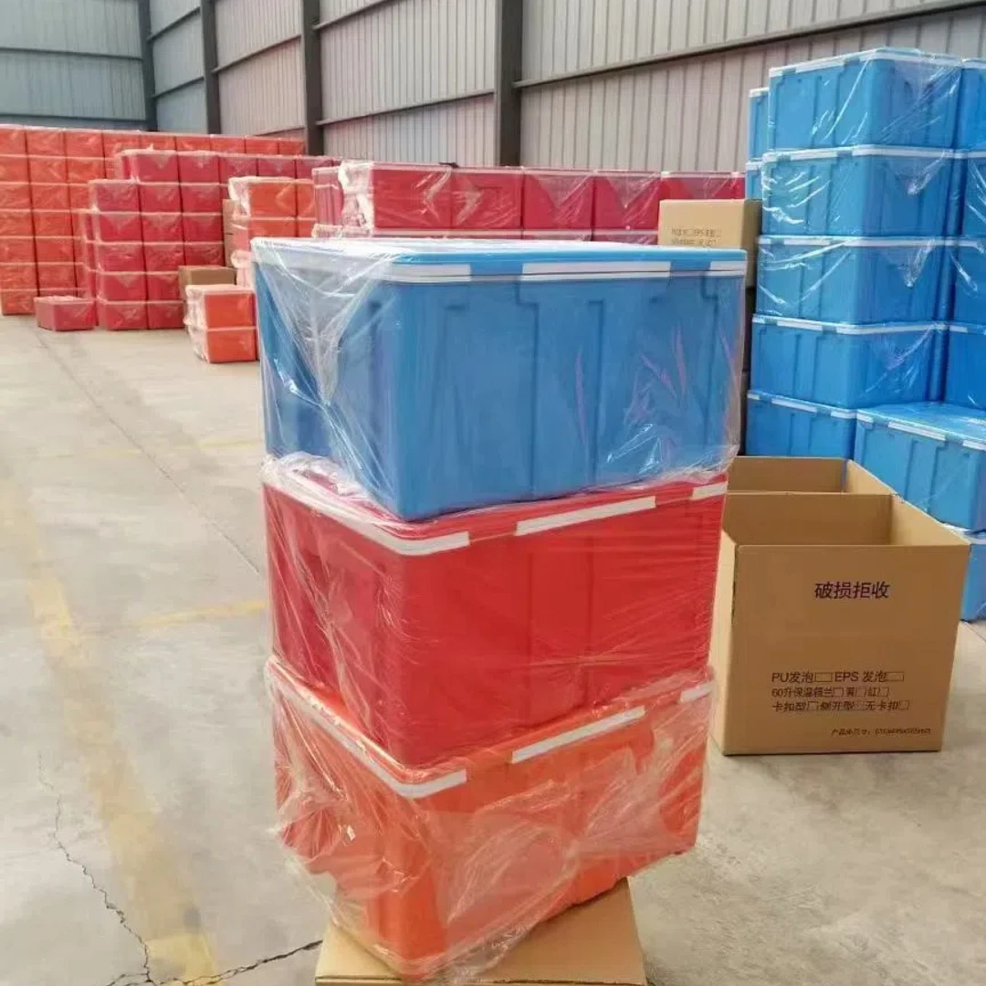 Portable Plastic Insulation Cooler Large Capacity PP Insulation Cooling Box for Wine Beach Fishing Camping UseCooler Box