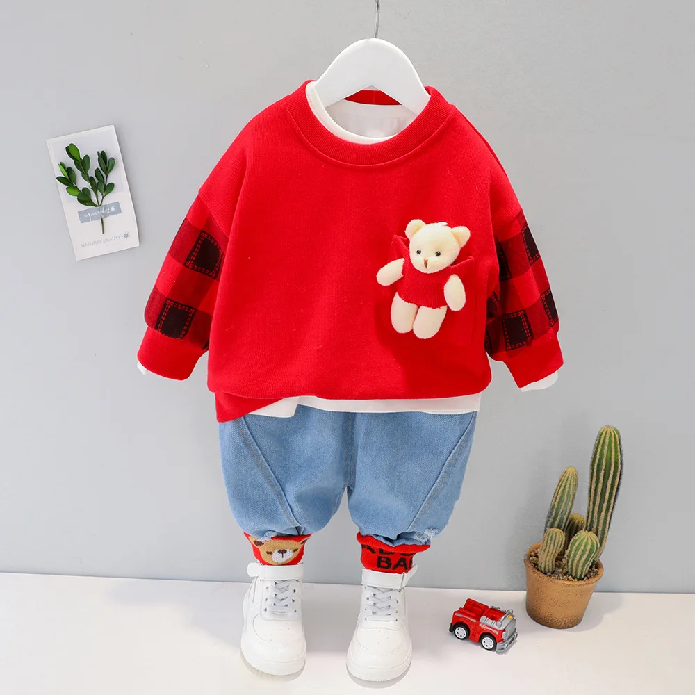 waterproof baby suit Girls Clothes Babi Autumn Spring New Fashion Style Cotton Material Baby Clothing 3 Years Old 2 Children Suit pajamas for newborn girl 