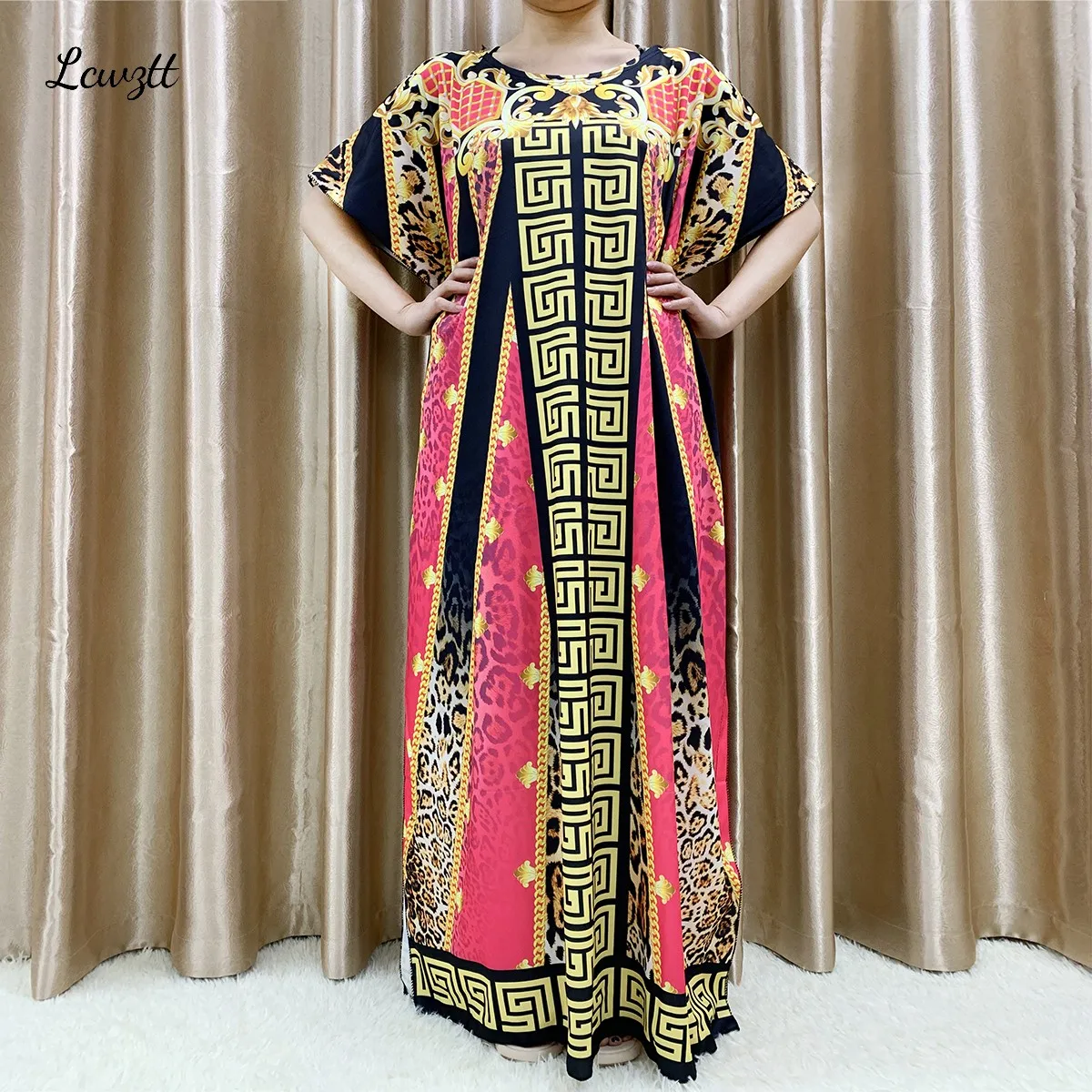 Fashion New Style Flower Sleeve African Dashiki Floral Print Waist Belt Cotton Caftan Lady Summer Maxi Casual Dresses Vestidos 14 Fashion New Style Flower Sleeve African Dashiki Floral Print Waist Belt Cotton Caftan Lady Summer Maxi Casual Dresses Vestidos