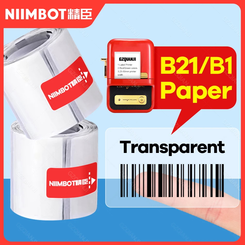 Impresora De Etiquetas NIIMBOT B21 Pro - 300 DPI, Bluetooth, Sin Tinta, Para Hogar Y Oficina