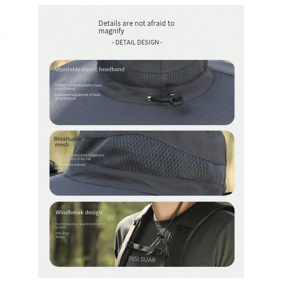 Solar Cooling Fishing Hat 3