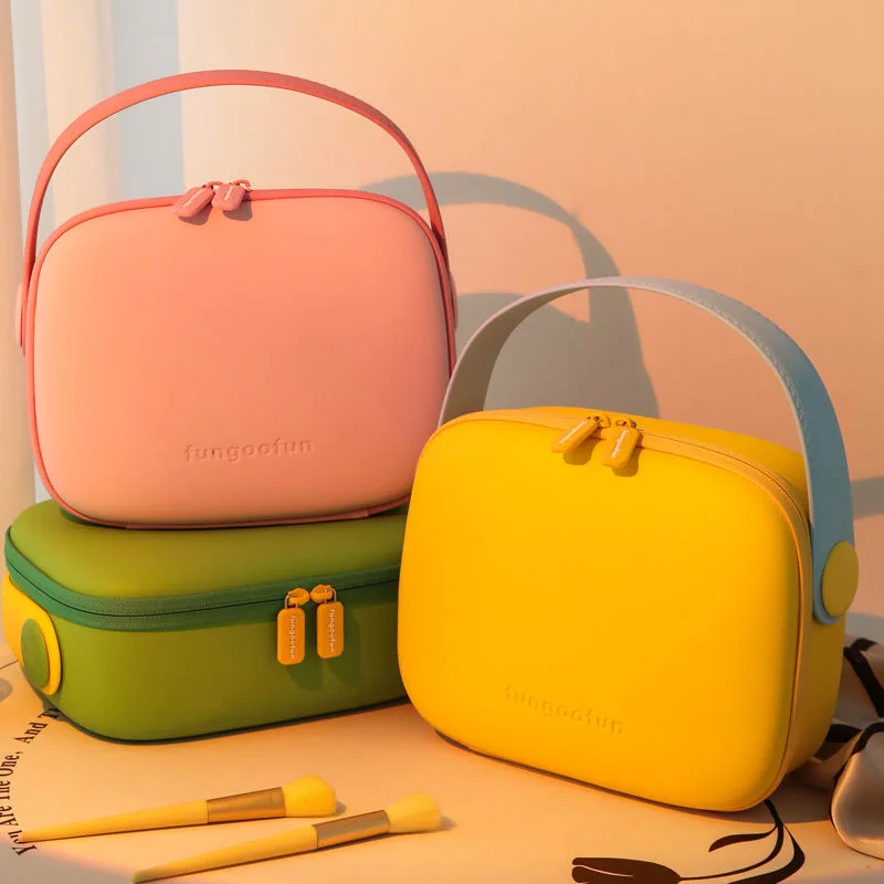 Portable Cosmetic Bag, Light Luxury Anti-Collision Waterproof Make