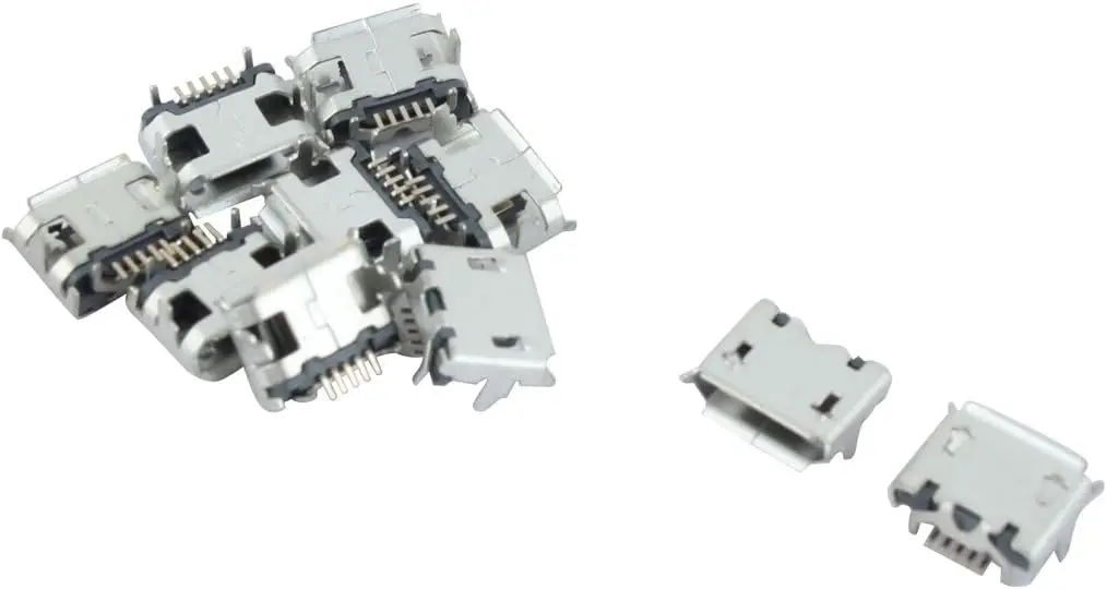 

Cell Phone Repair Parts Type B Micro USB Female Jack Port Socket 10 Pcs