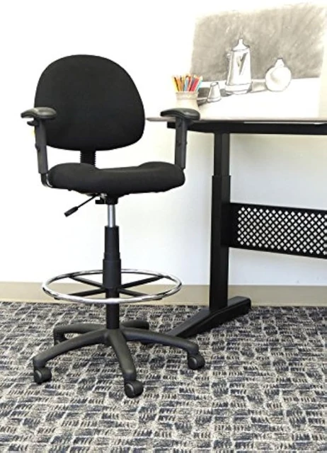 Boss Ergonomic Works Adjustable Drafting Chair with Adjustable