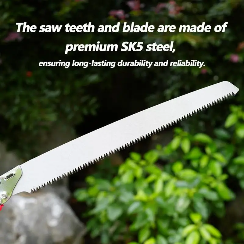 SK5 Steel Hand Saw With Sheath Carpenter Woodworking Saw Garden Tree Pruning Manual Landscaping Tools Tree Cutter hand saw