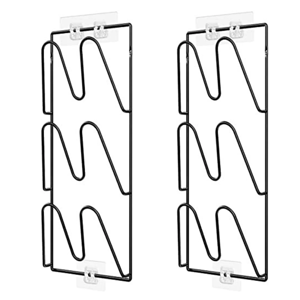 

Third Tier Lid Holder for Kitchen Metal Material V Shaped Groove Design Easy Installation Durable and Reliable