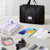Foldable Travel Duffel Bags Oxford Cloth Large Capacity Tote Bag Gym Bags Expandable Shoulder Bags Gym Yoga Storage Bags 6