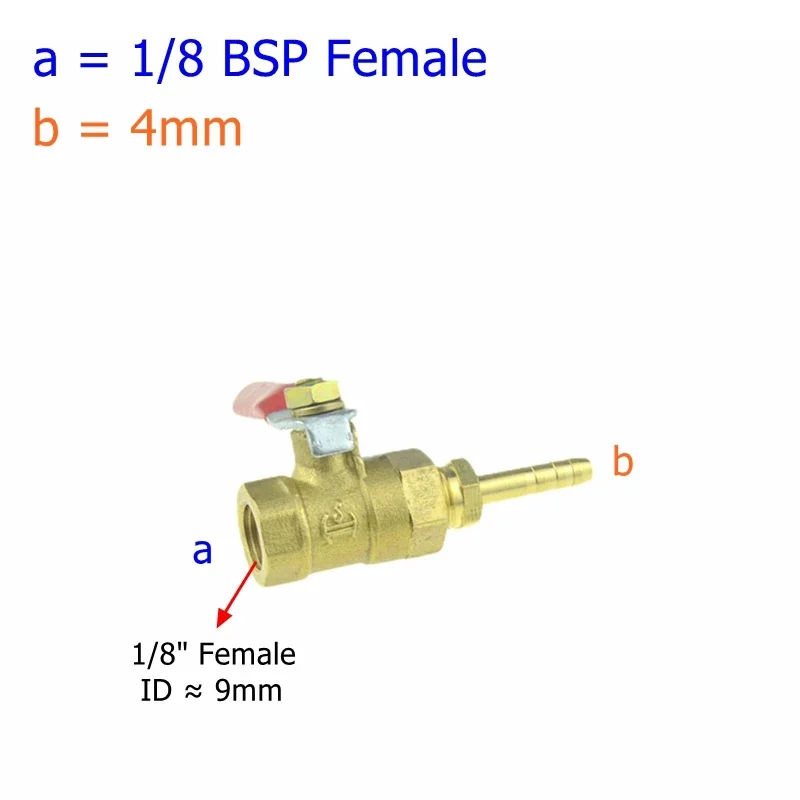 24PZ VALVOLA A SFERA IN OTTONE M/F MIS. 1/2 - Foto 11