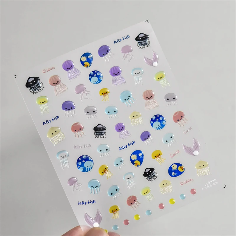 5D Kawaii Jelly Nail Stickers Image 8