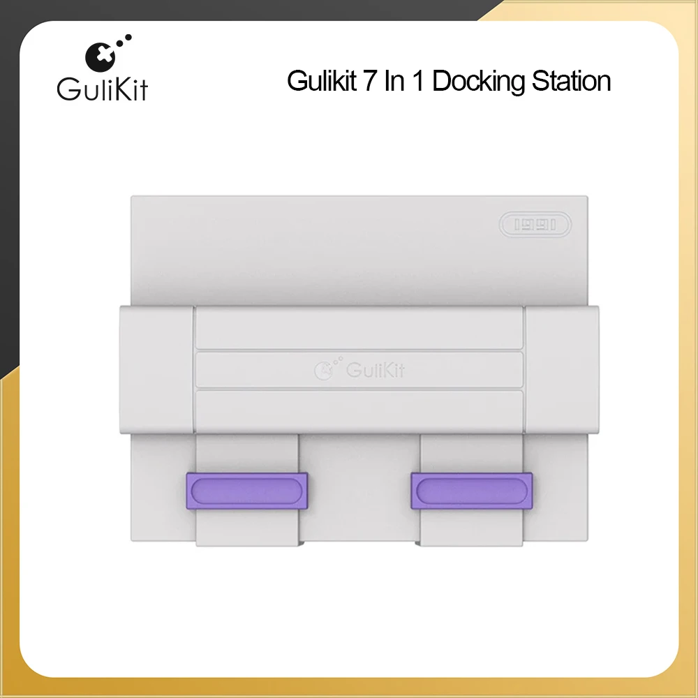 

Gulikit 7 in 1 Docking Station SD03 Dock Set for Steam Deck Nintendo Switch ASUS ROG Ally AYANEO Game Console Accessories